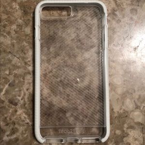 Clear tech 21 iPhone 8 Plus case.
